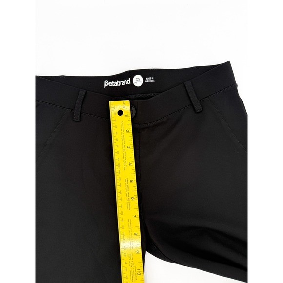 Betabrand Pants Womens XS Petite Black Dress Yoga Work Stretch Pull On Slacks - Picture 10 of 10